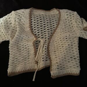 Knit tshirt cardigan
